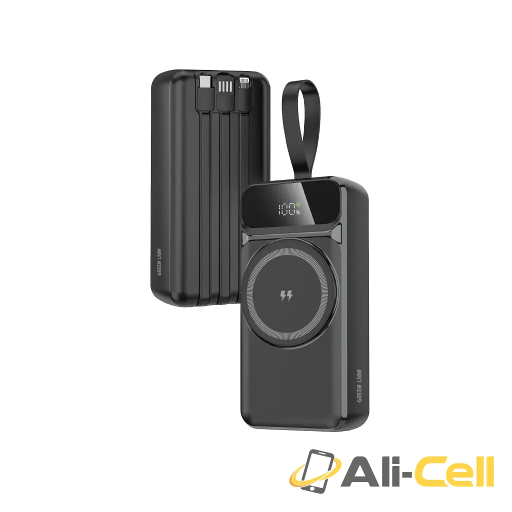 Green Lion Everton 30000mAh Power Bank PD 20W - Black