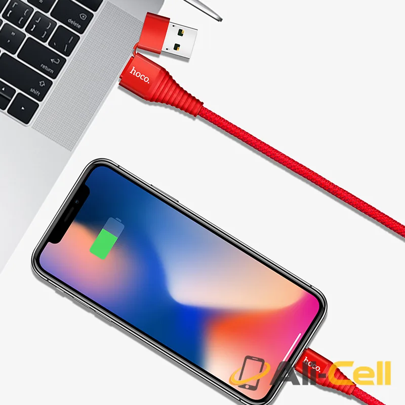 Cable Type-C & USB-A to Lightning «U26» charging data sync (1.0m) — 6
