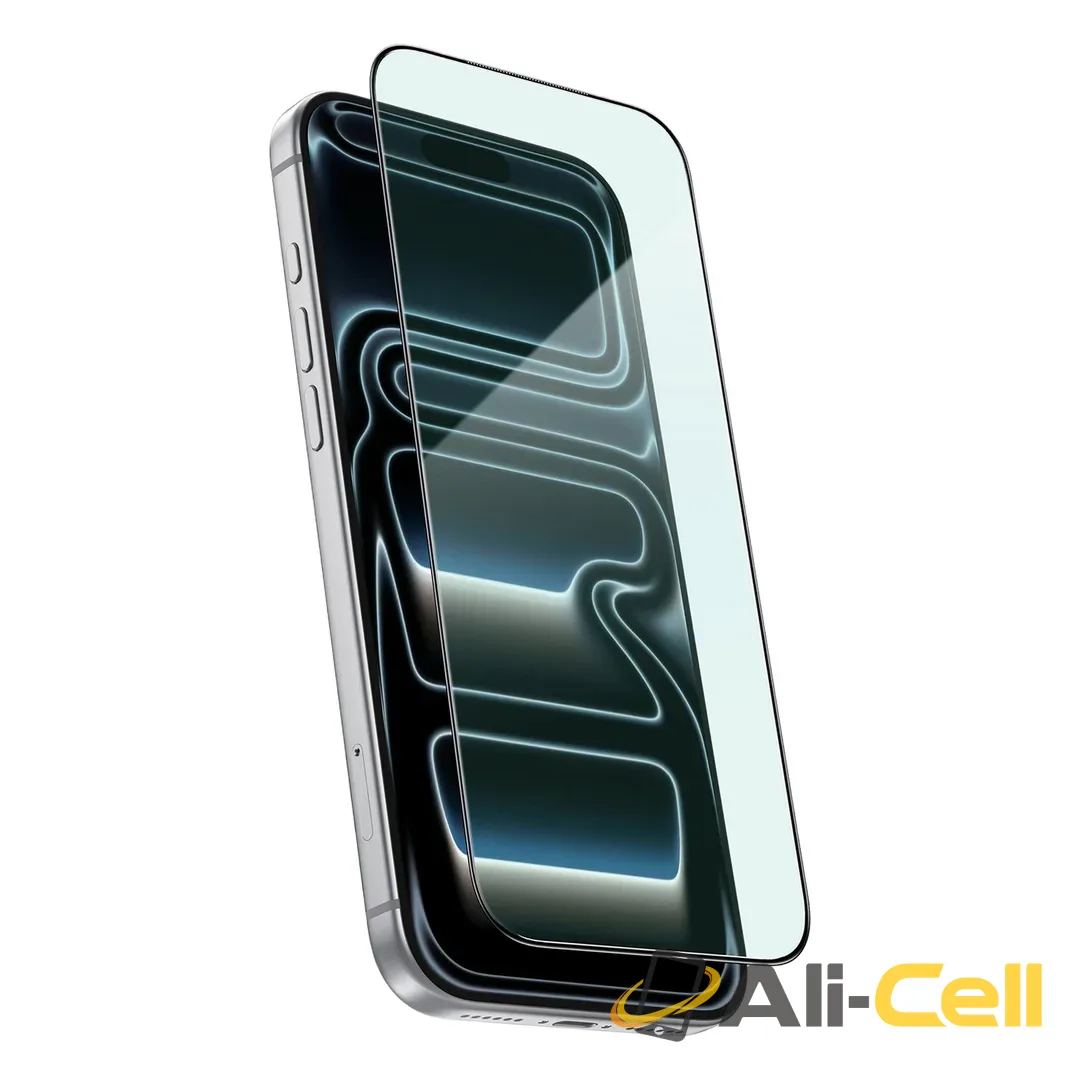Green Lion Eye Care Anti-Blue Light Glass for iPhone 18/17 Pro/Pro Max - Black