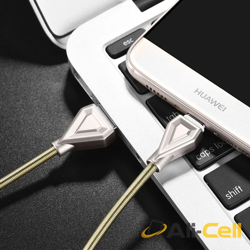 Cable USB to Type-C «U25 Golden armor» charging data sync (1.0m) — 5