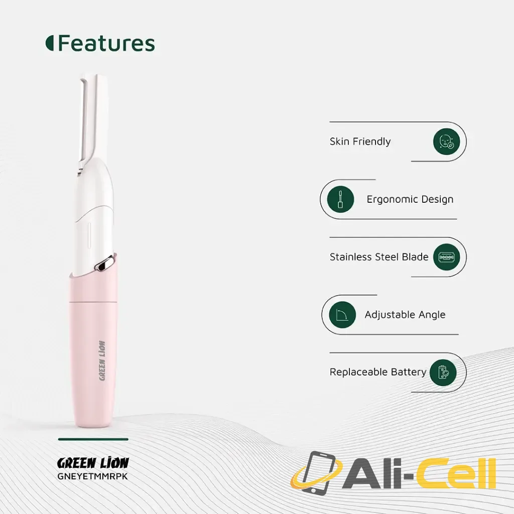 Green Lion Eyebrow Hair Trimmer - Pink — 2