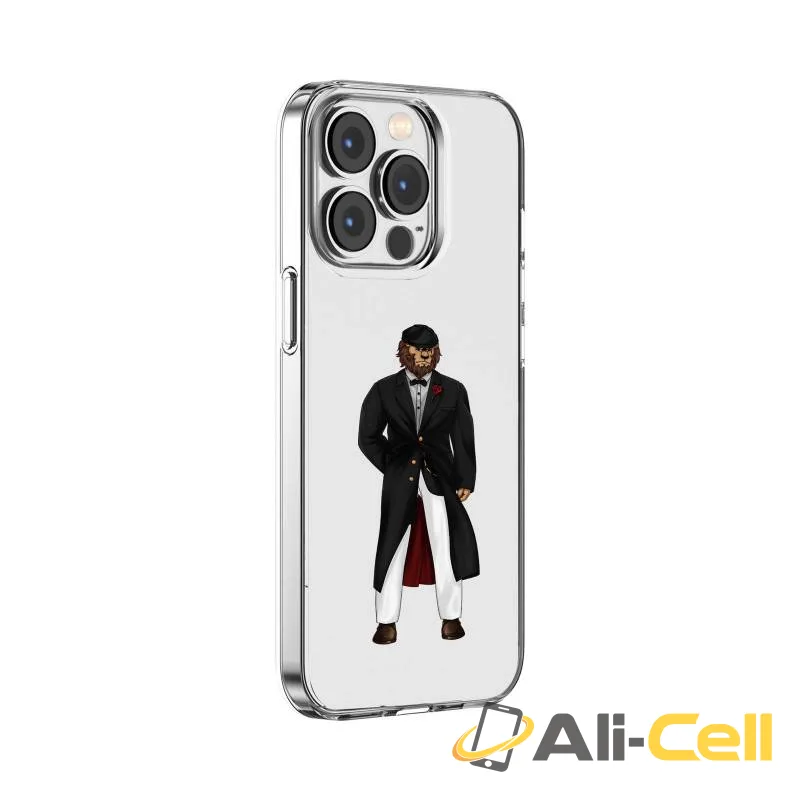 Green Lion Fashion Series Tuxedo Lion Case iPhone 13 Pro (6.1")
