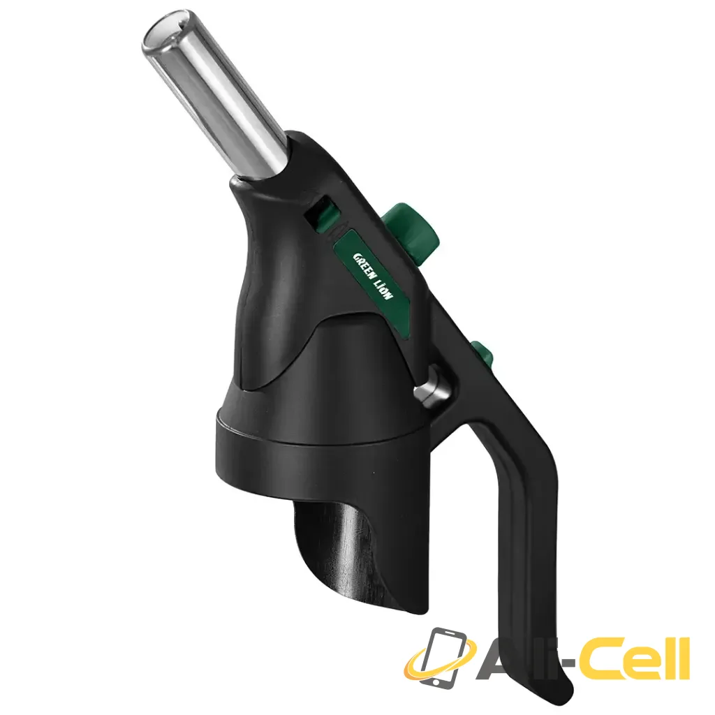 Green Lion Fire Flame Windproof Lighter - Black — 2
