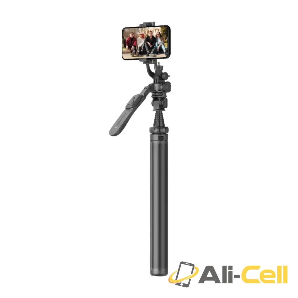 Green Lion Extendable Selfie Stick Tripod - Black