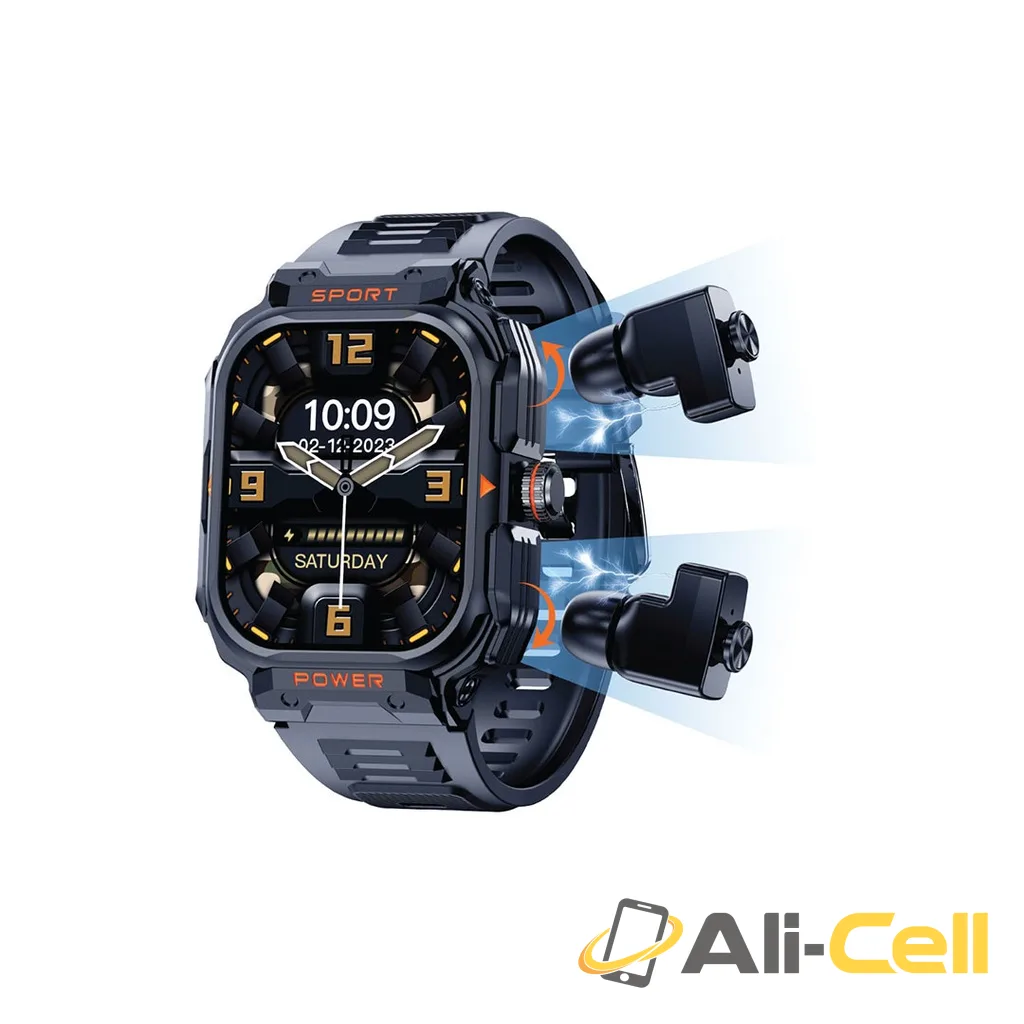 Green Lion Fit - Gear TWS Smart Watch - Black