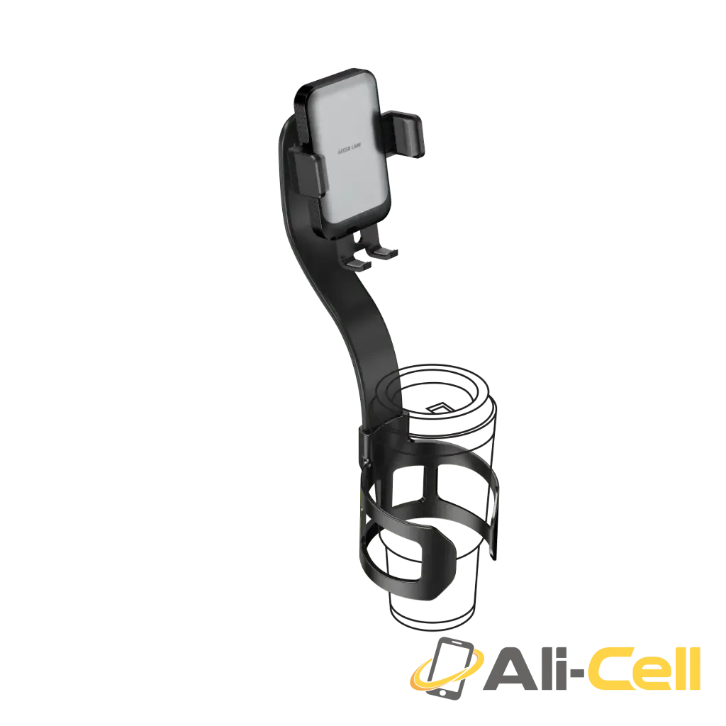 Green Lion Flex Grip - Cup Holder Phone Mount - Black