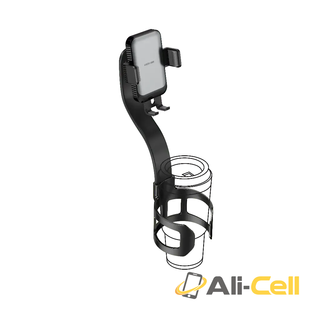 Green Lion Flex Grip - Cup Holder Phone Mount - Black — 2