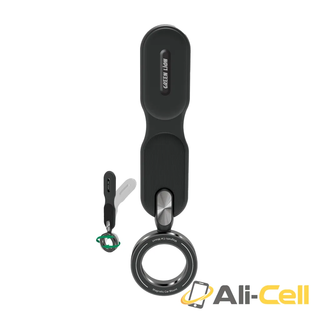 Green Lion Flexible MagSafe Car Holder - Black