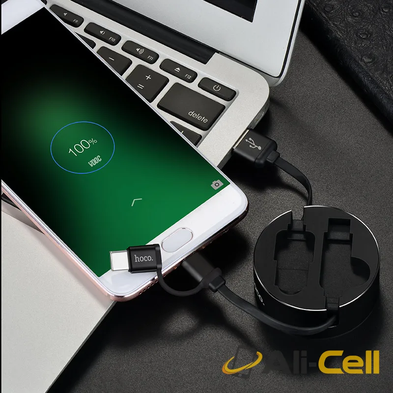 Cable USB to Type-C Micro-USB «U23 Resilient» charging wire (0.92m) — 5