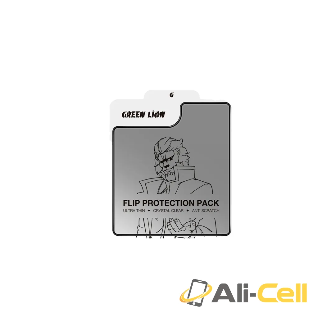 Green Lion Flip Protection Pack Privacy For Z Flip 6 - Black — 2