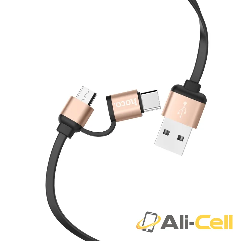 Cable USB to Type-C Micro-USB «U23 Resilient» charging wire (0.92m) — 3