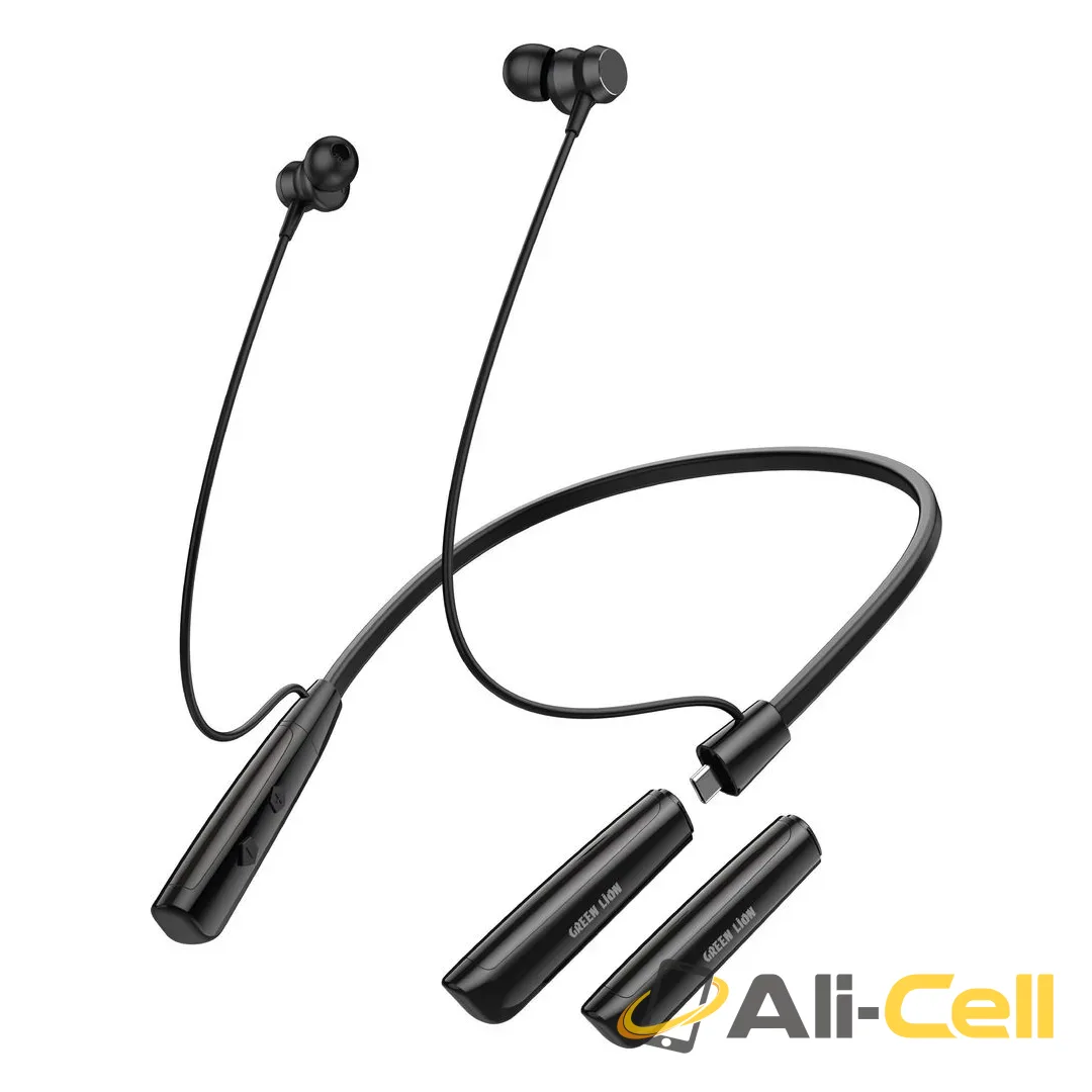 Green Lion Florida Wireless Neckband - Black