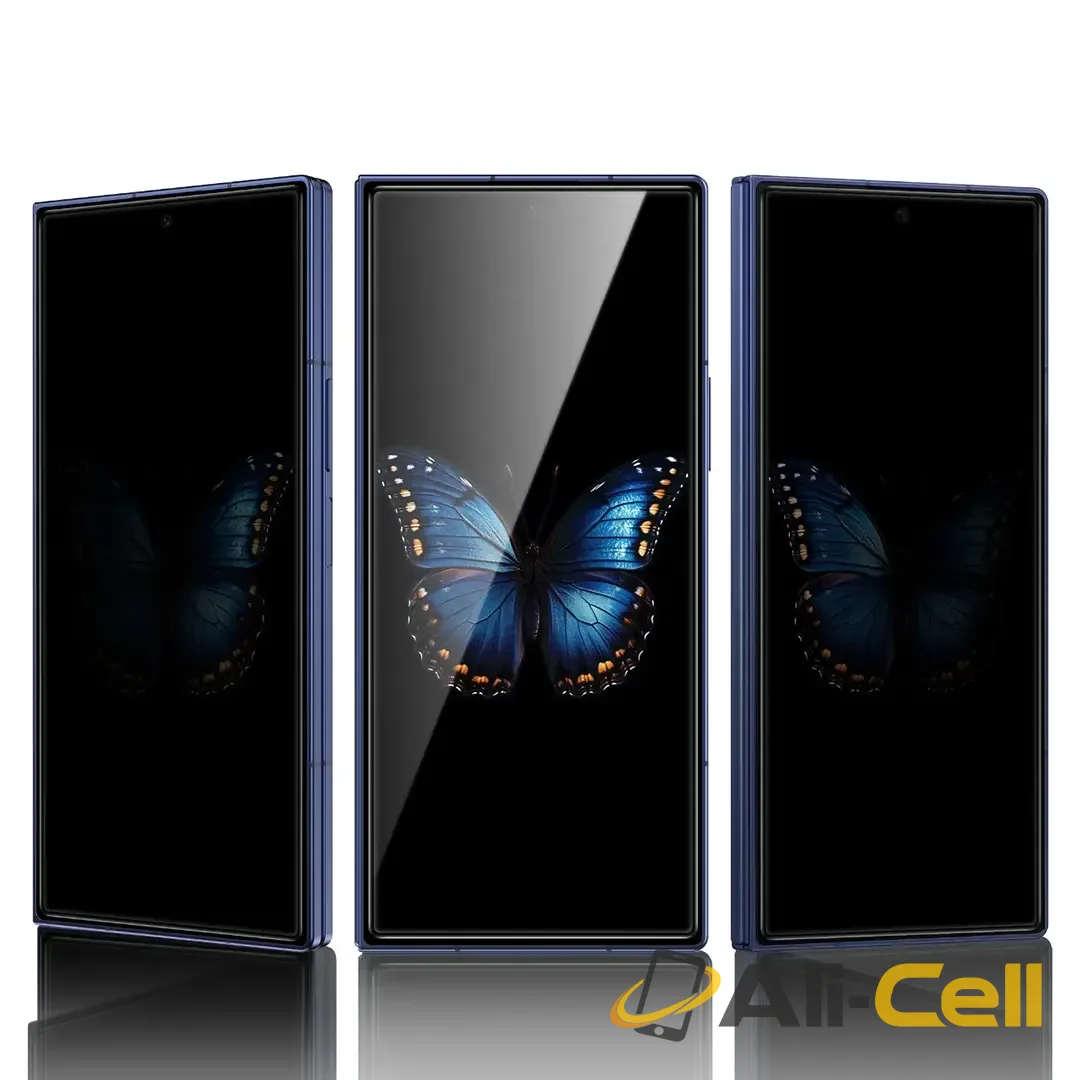 Green Lion Fold Protection Pack with Front Glass & Inside Soft Film for Z Fold 7 - Black — 2