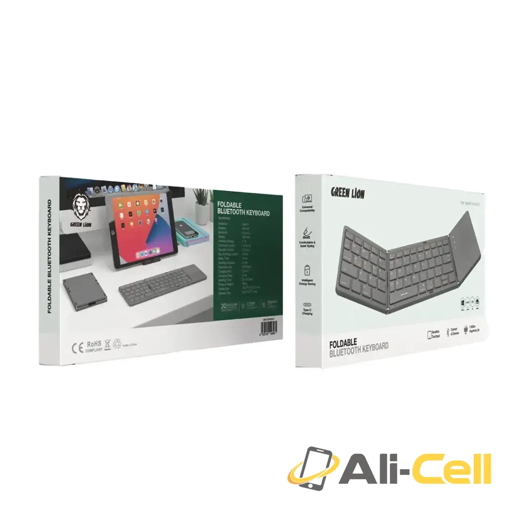 Green Lion Foldable Bluetooth Keyboard - Gray — 2