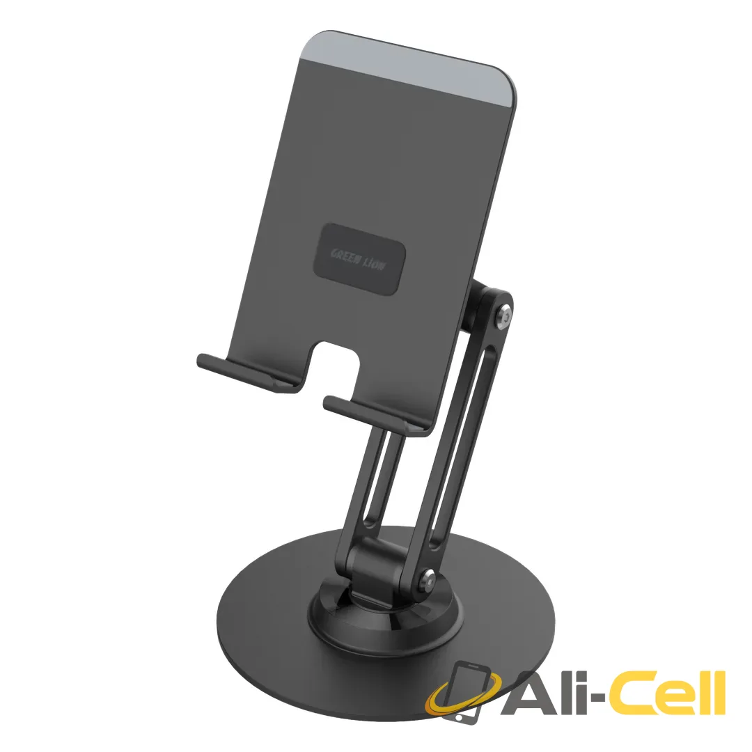 Green Lion Foldable Stand Phone & Tablet Holder - Black