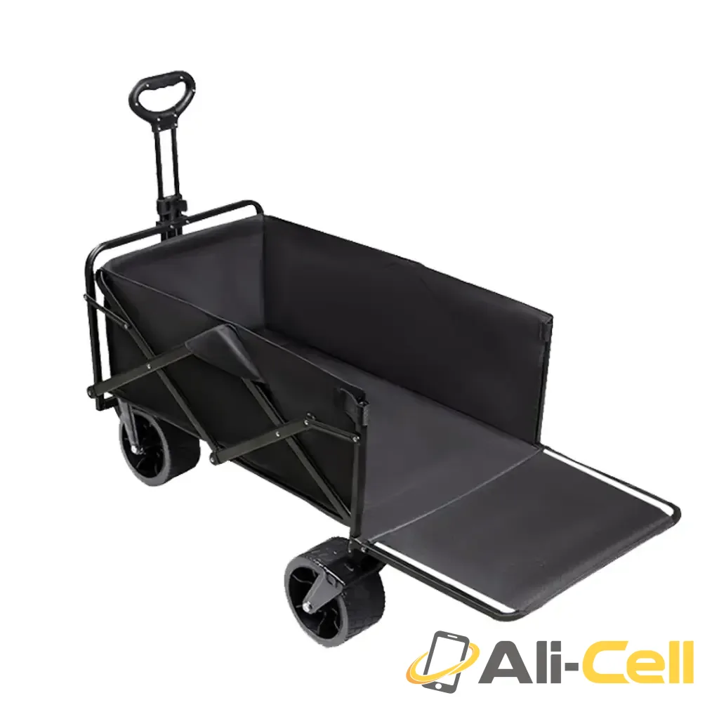 Green Lion Foldable wagon cart 250 - Black