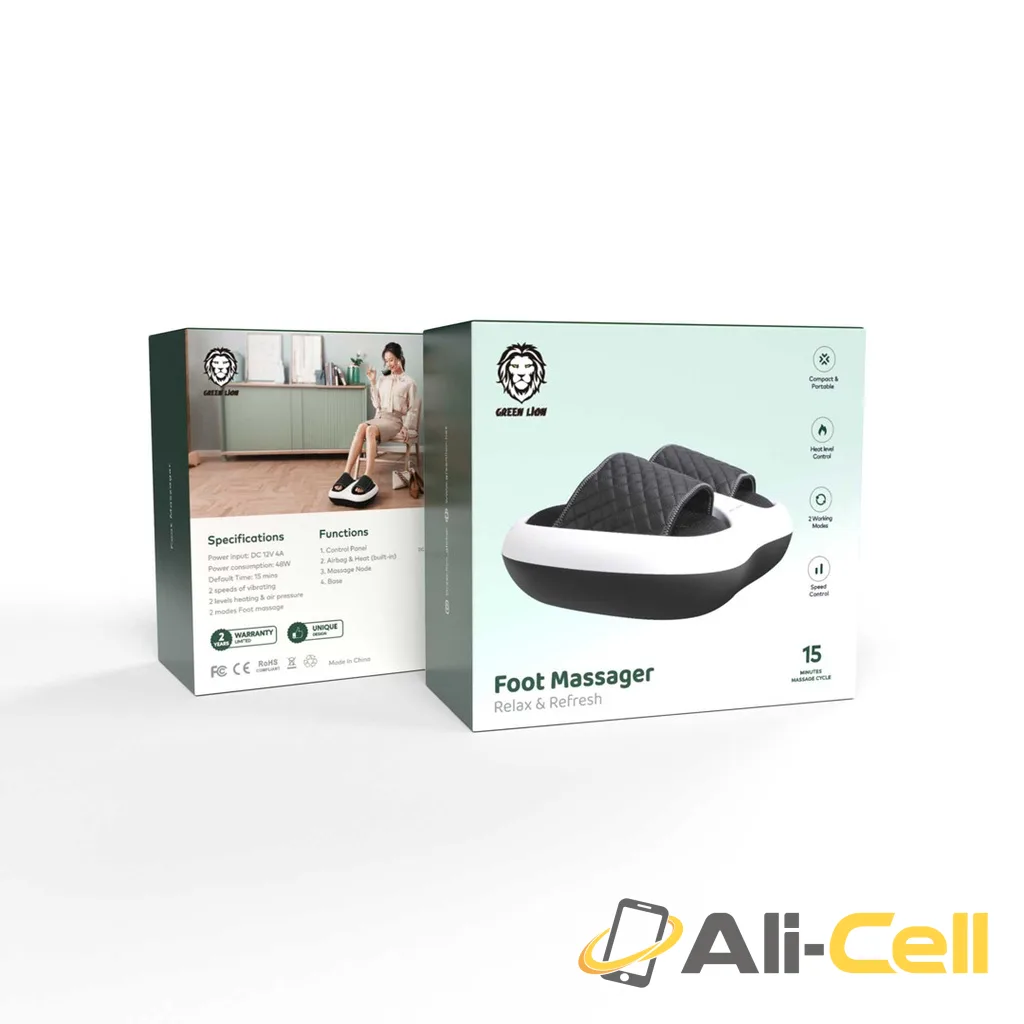 Green Lion Foot Massager - White — 2