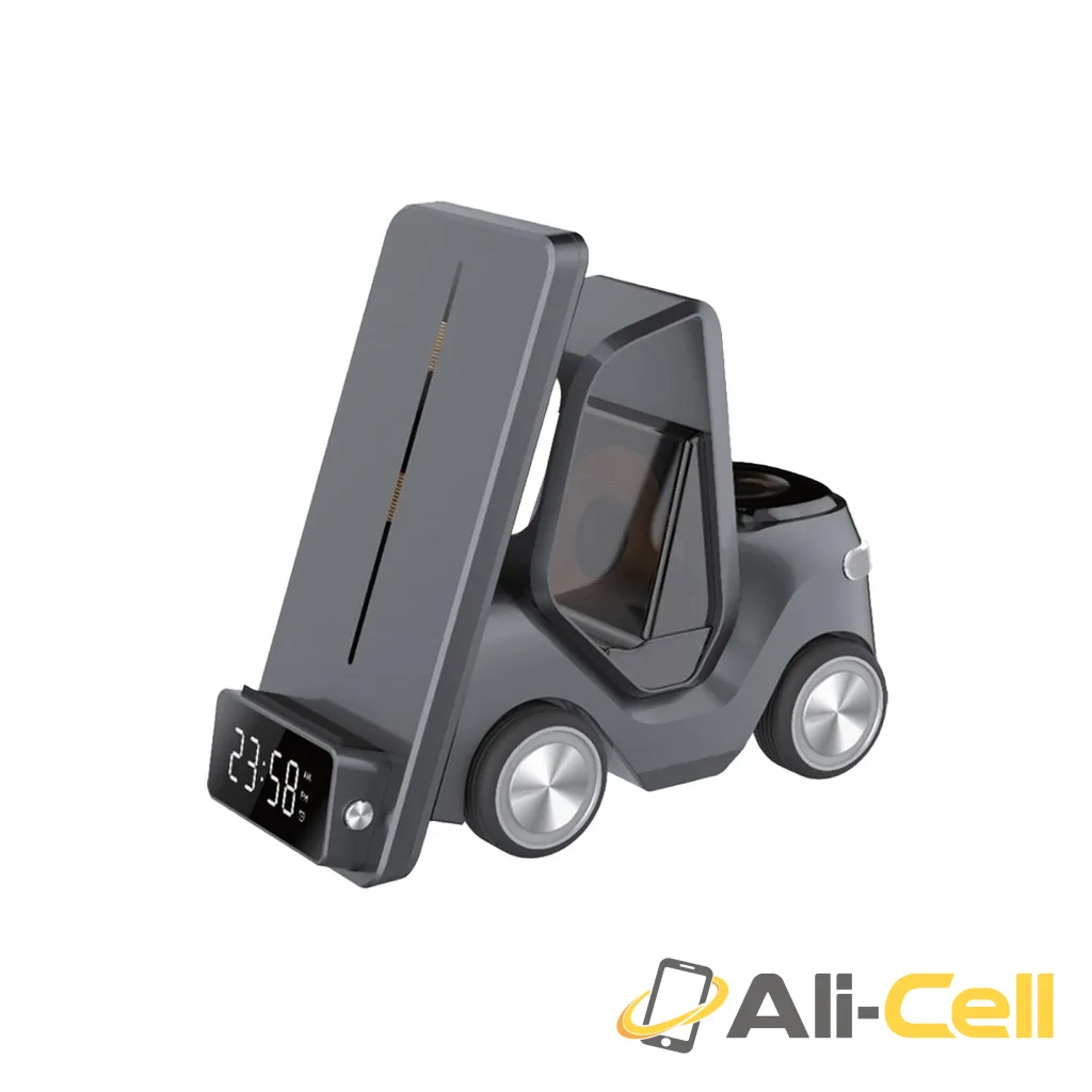 Green Lion Forklift 5 in 1 Wireless Charger Stand