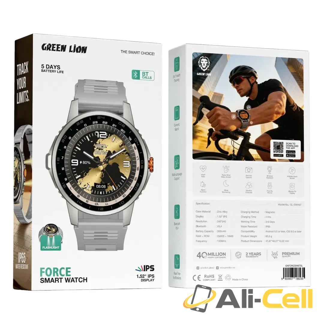 Green Lion Force Smart Watch — 2