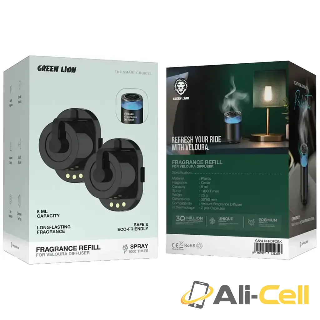 Green Lion Fragrance Refill for Veloura Diffuser - Black — 2