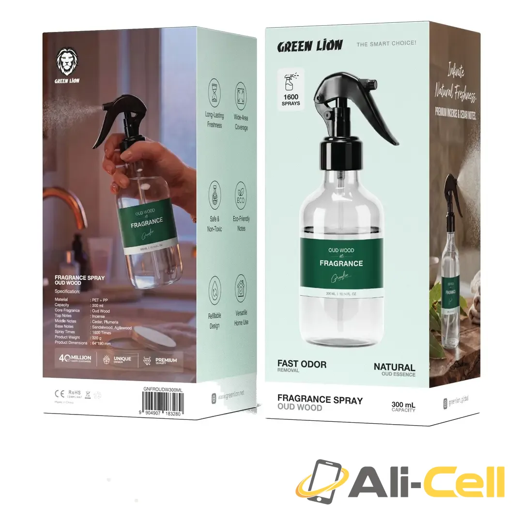 Green Lion Fragrance Spray Oud Wood - Clear — 2