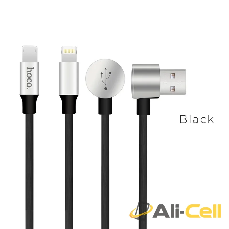 Cable USB to Lightning Micro-USB «U18 Golden hat» charging wire (1.2m)