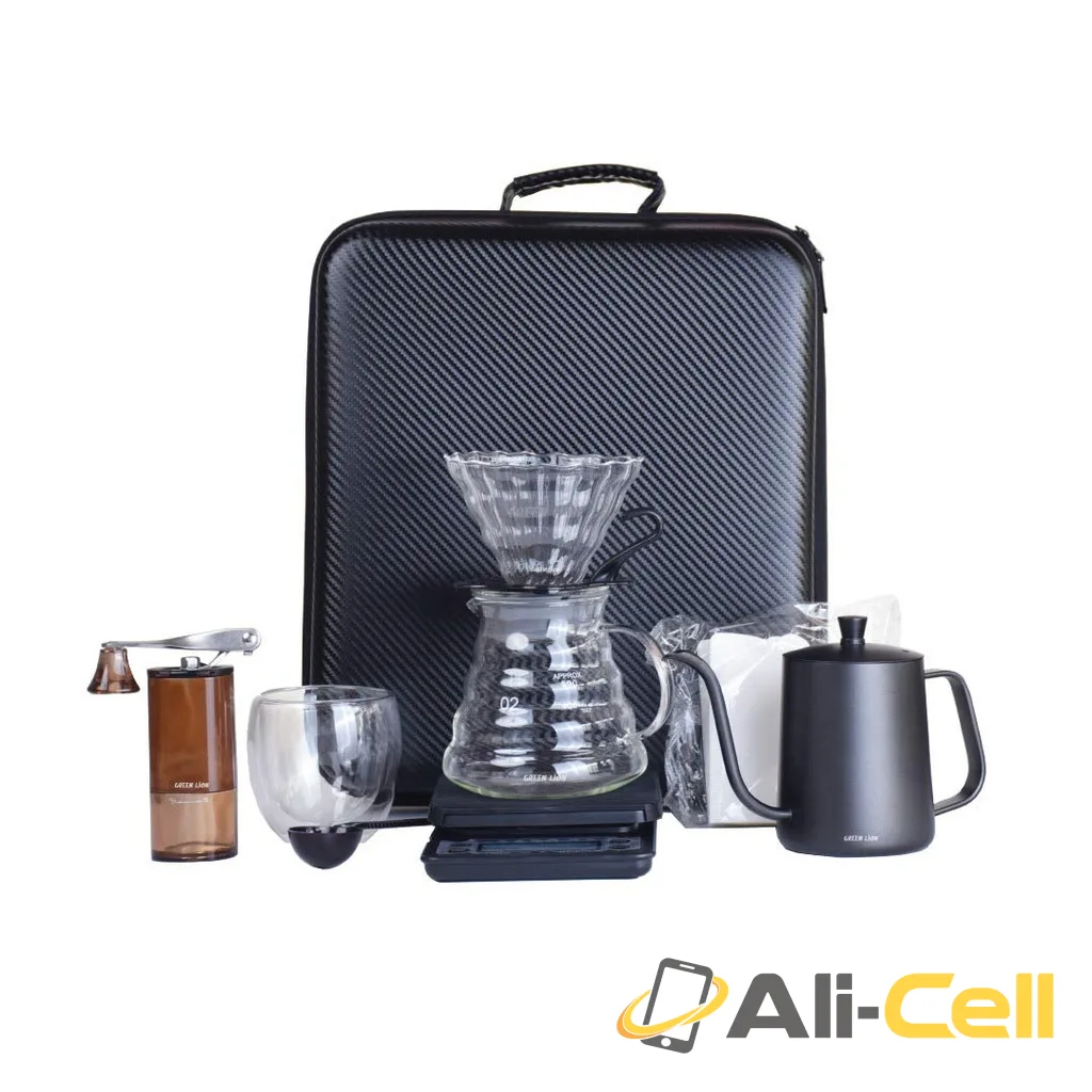 Green Lion G-40 Coffee Maker Set ( 8 in 1 Kit )