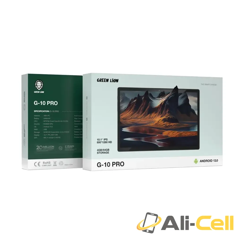 Green Lion G10 Pro Tablet 4+64 GB 5000mAh - Black — 3