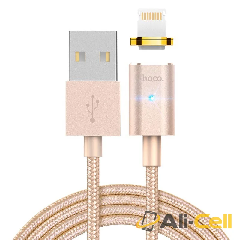 Cable USB to Lightning «U16 Magnetic» charging data sync (1.2m) — 2