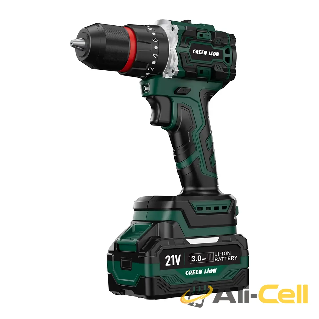Green Lion GD-12 Edge Pro Cordless Hammer Drill - Green