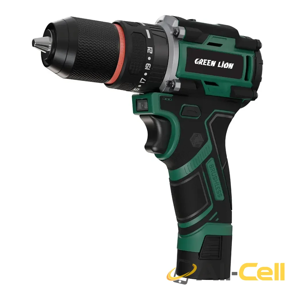 Green Lion GD-13 Power Pro Cordless Hammer Drill - Green