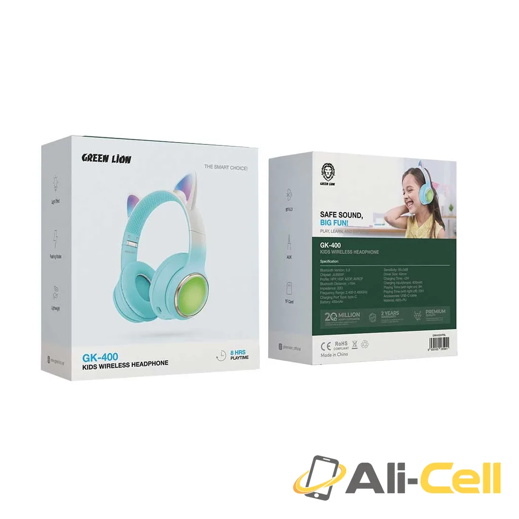 Green Lion GK-400 Kids Wireless Headphones — 2