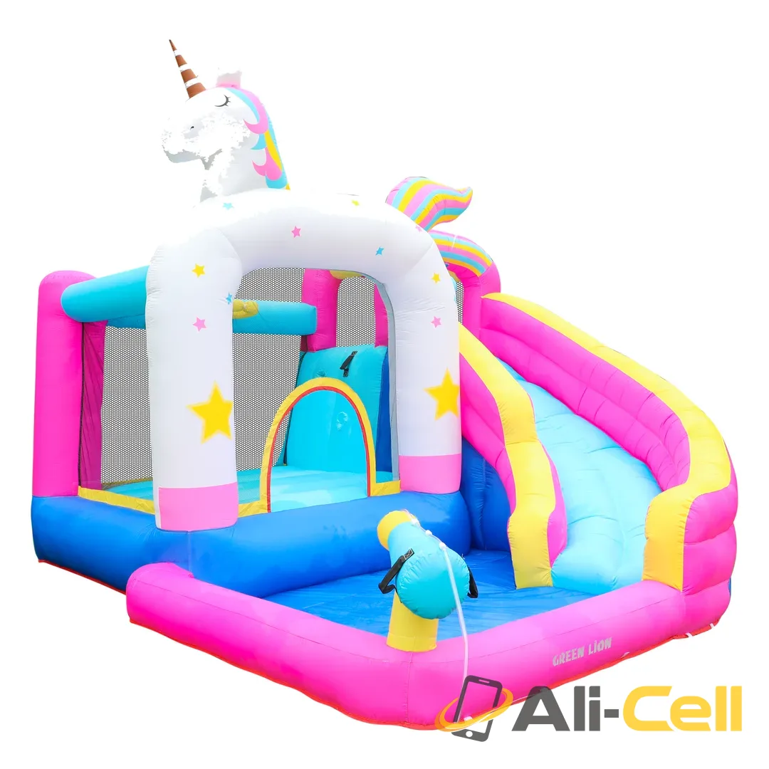 Green Lion GIP-12 Wonder Land Inflatable Bounce House - Pink