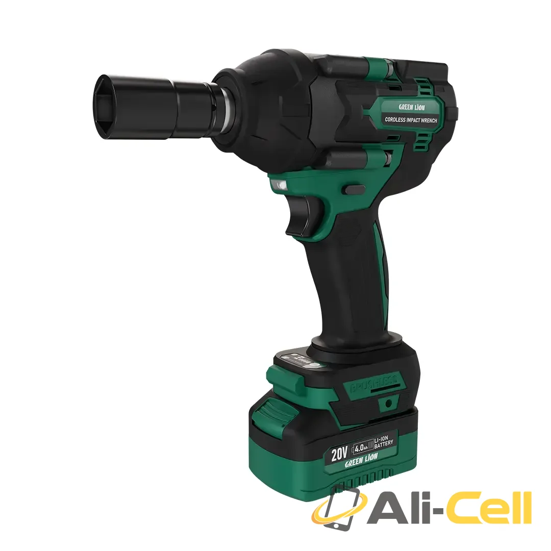 Green Lion GIW-200 Cordless Impact Wrench - Green