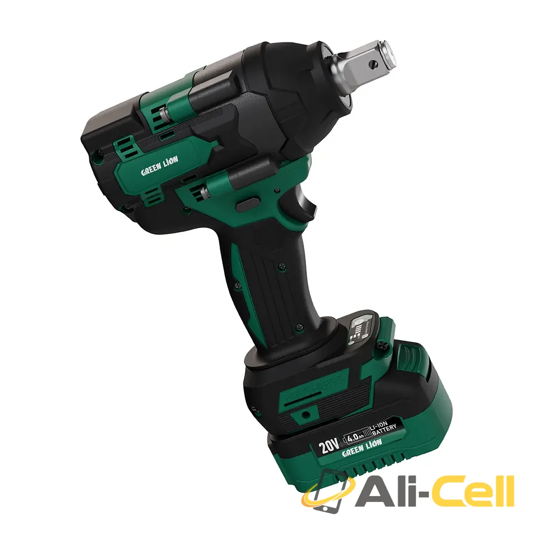 Green Lion GIW-200 Cordless Impact Wrench - Green — 2