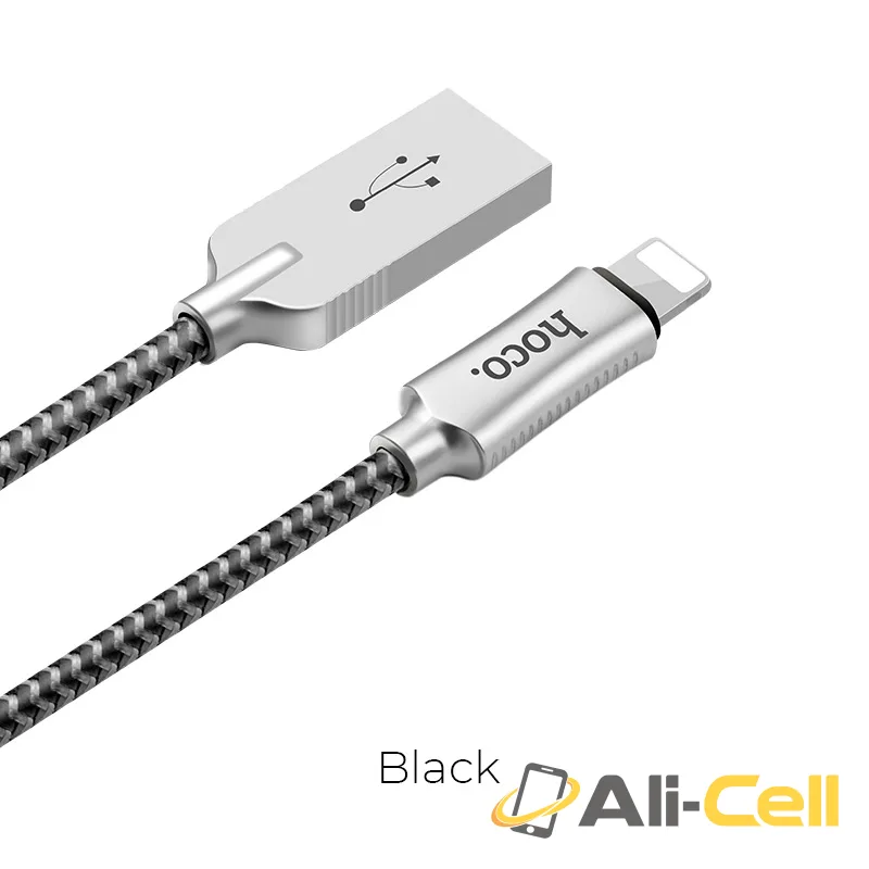 Cable USB to Lightning «U10» charging data sync (1.2m)