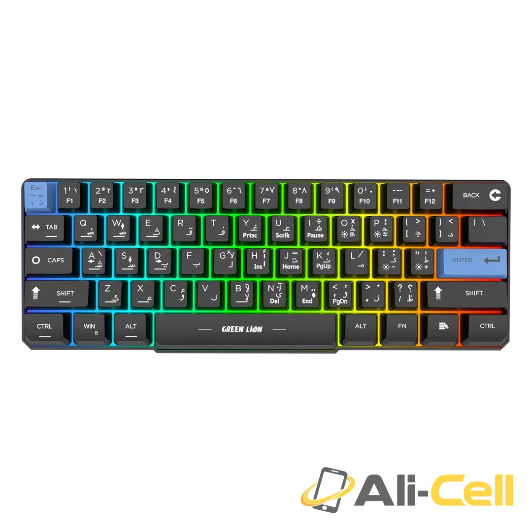 Green Lion GKM-60 Gaming Keyboard - Black