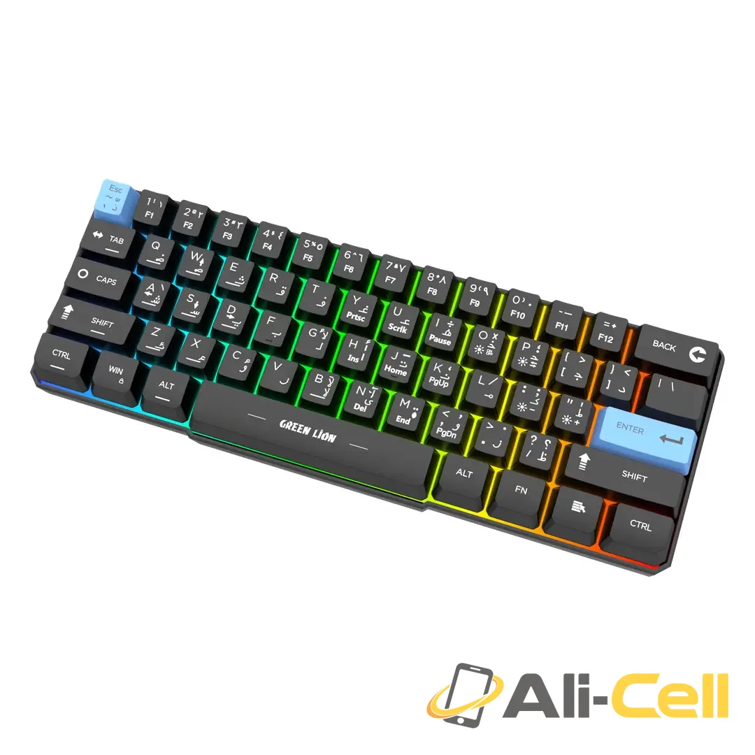 Green Lion GKM-60 Gaming Keyboard - Black — 2