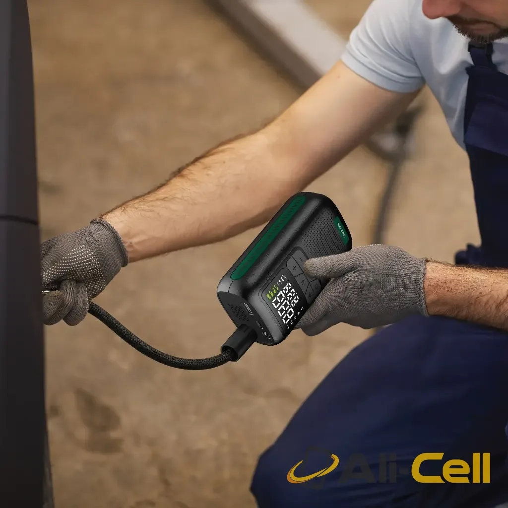 Green Lion GL-A4 Tire Inflator 150 PSI - Black — 2