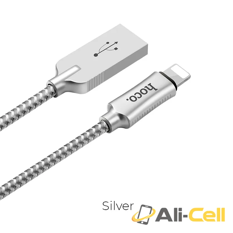 Cable USB to Lightning «U10» charging data sync (1.2m)