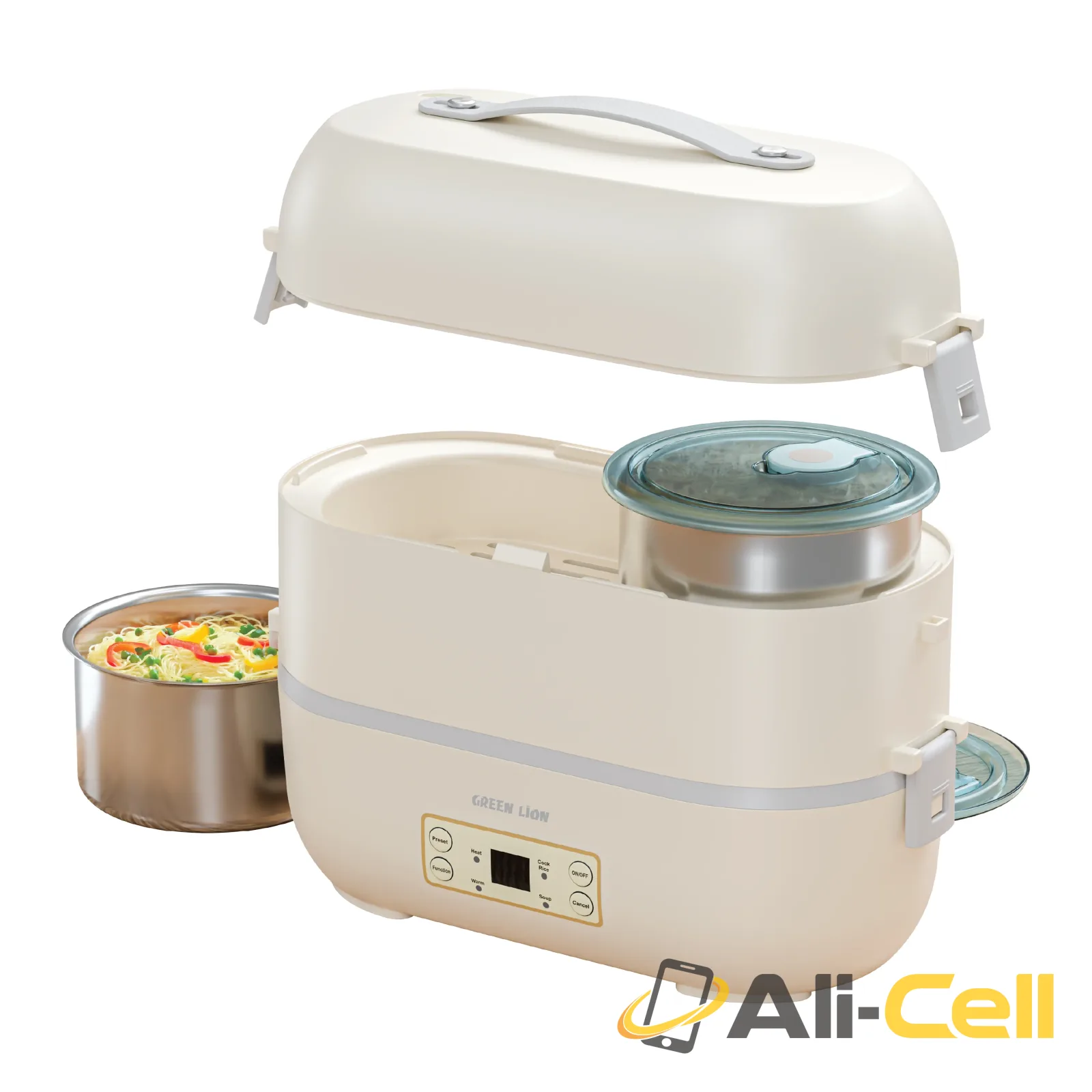 Green Lion GLB-25 Lunch Box - Cream