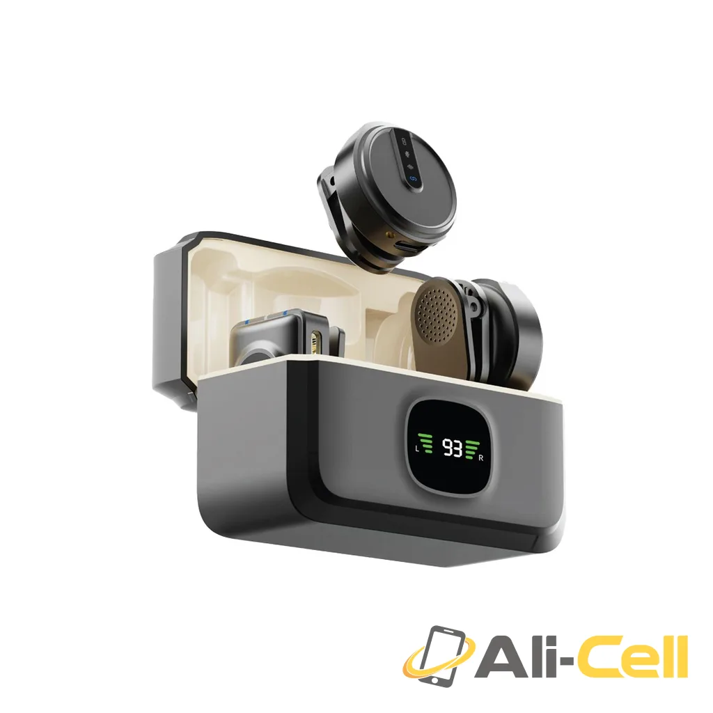 Green Lion GLM-Wireless Mic Lit with Type-C & Lightning Cable & 3.5mm Camera Aux