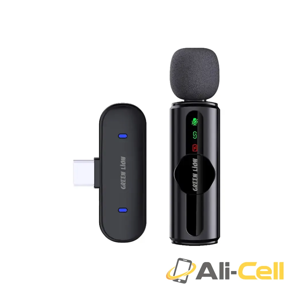 Green Lion GM-75X Microphone 3-Level Noise Cancellation - Black