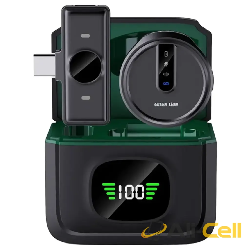 Green Lion GM-88X Wireless Microphone with Digital Display - Black