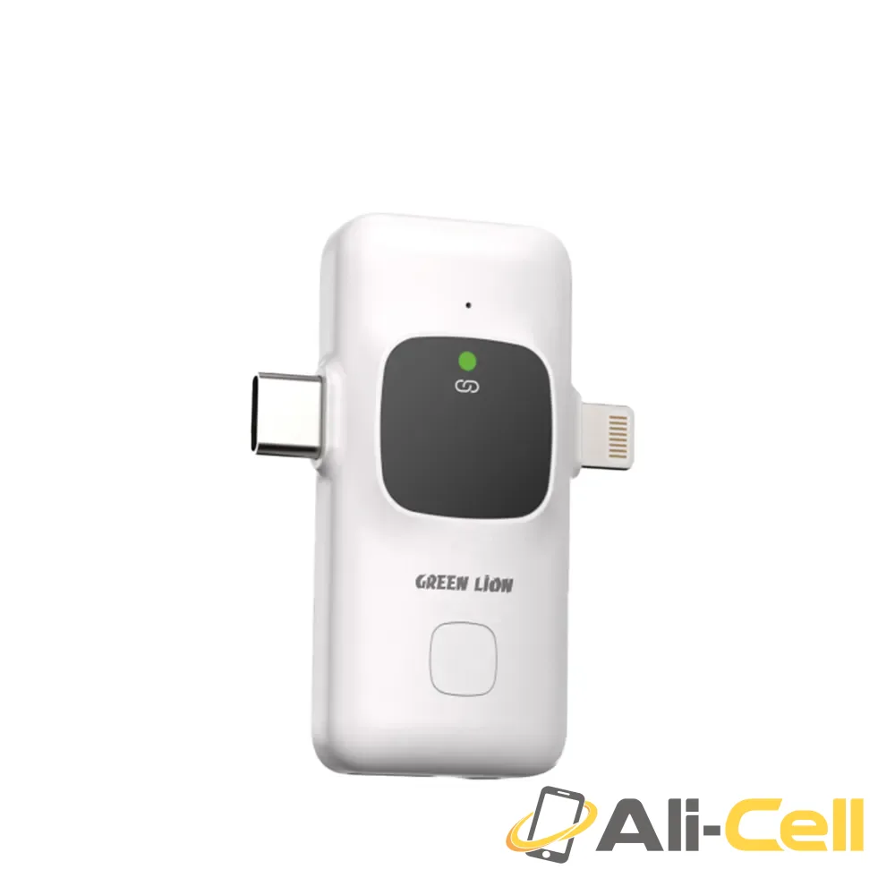 Green Lion GM-97X Wireless Microphone with Remote - White — 3