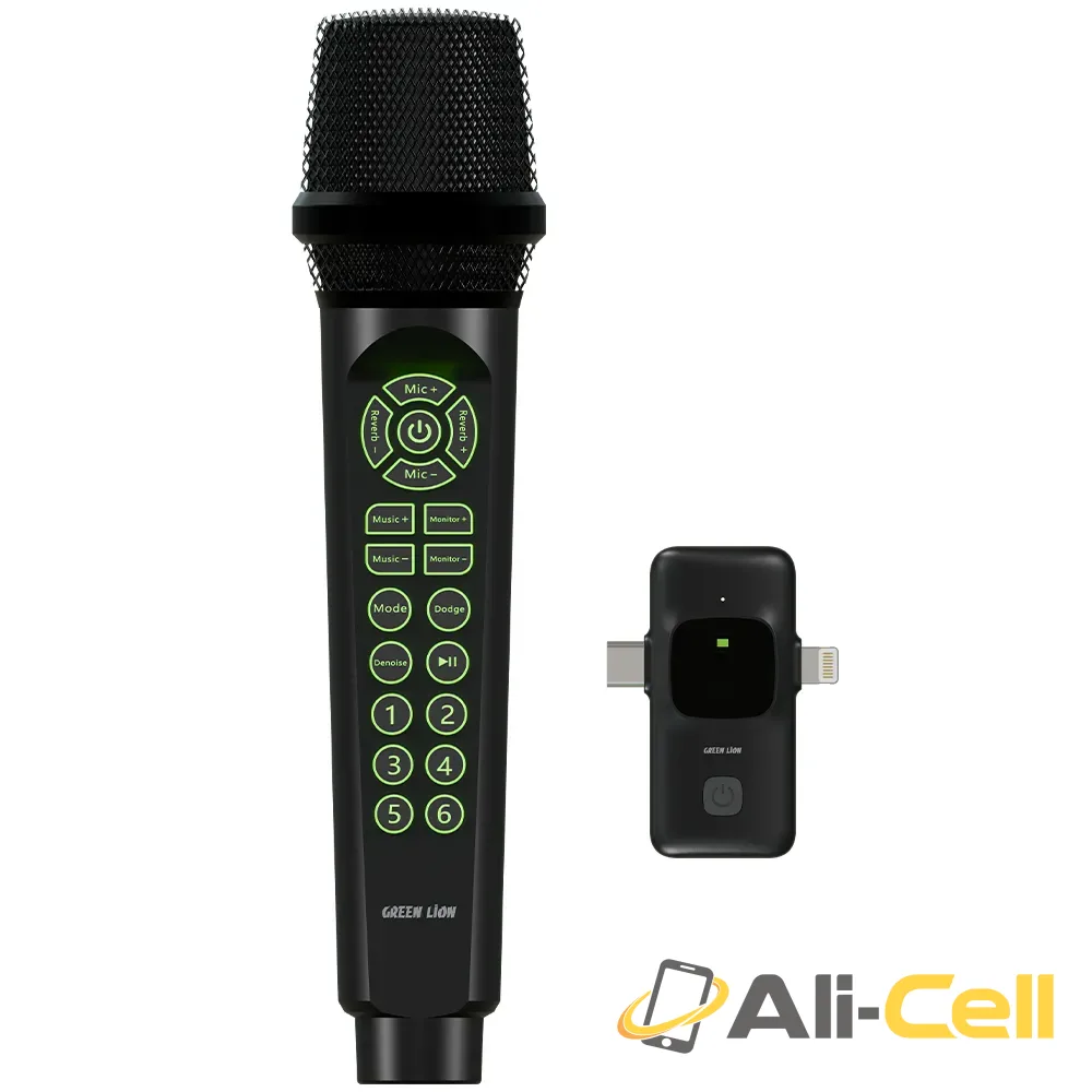 Green Lion GM-96X Wireless Microphone with Remote - Black