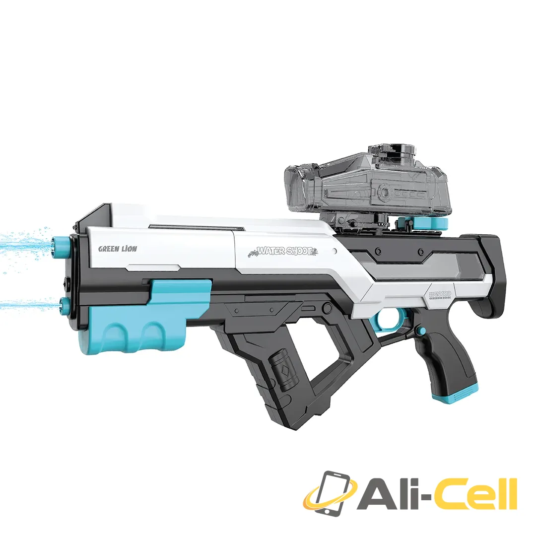Green Lion GN100 Dual Head Water Gun with1200mAh Battery & USB-C Charging