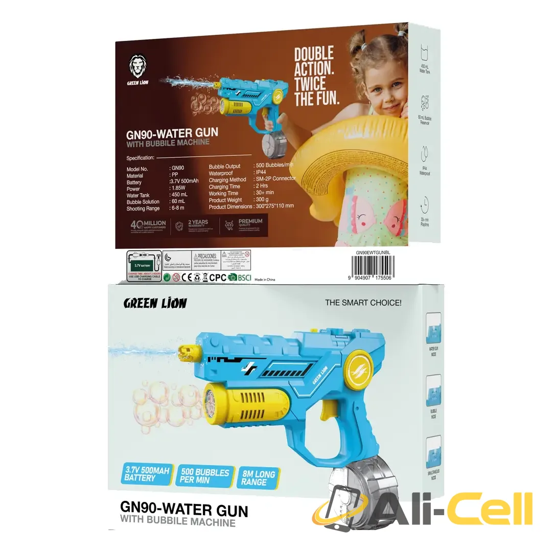 Green Lion GN90 Water Gun with Bubble Machine — 2