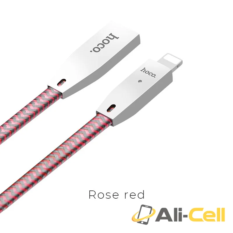 Cable USB to Lightning «U11» charging data sync (1.0m)
