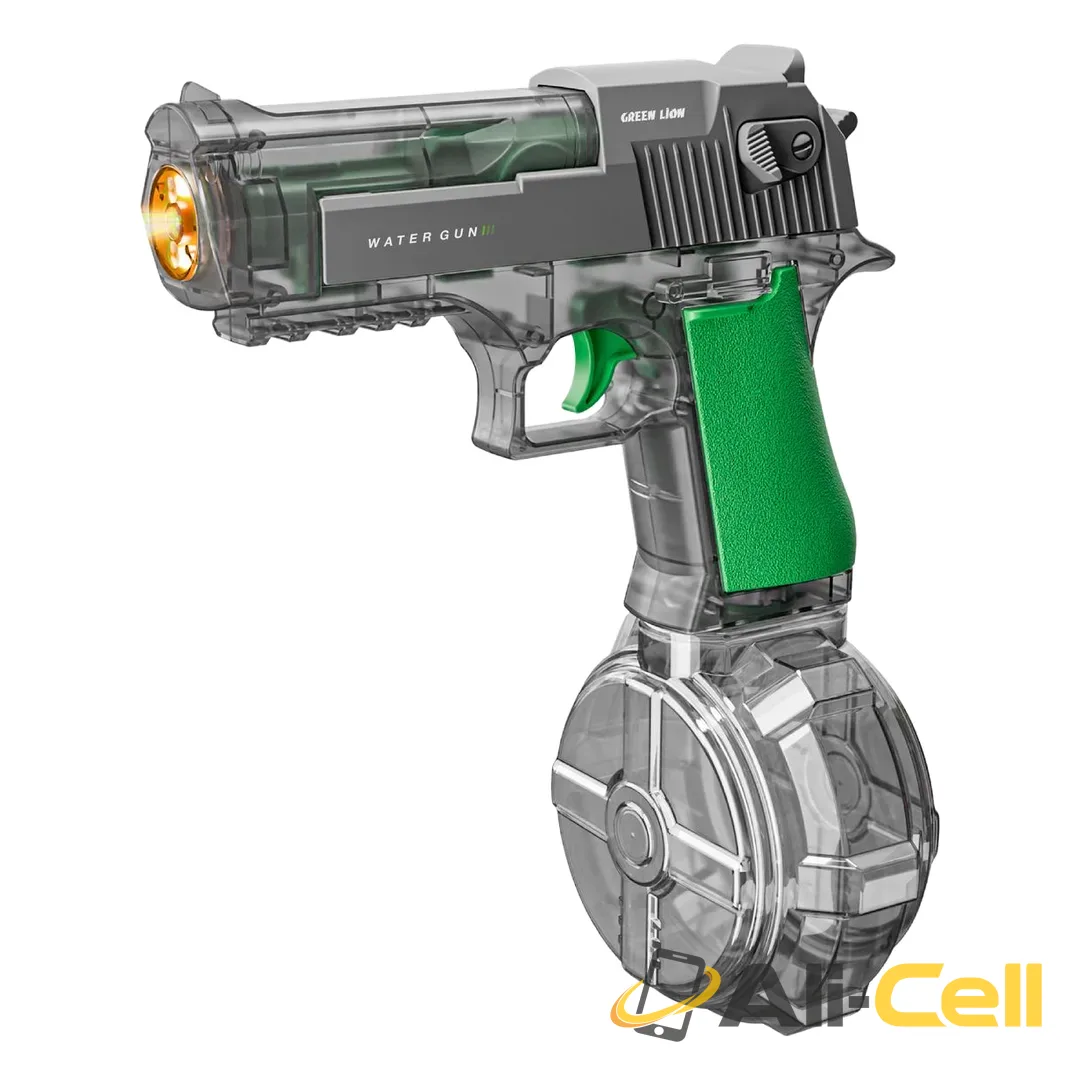 Green Lion GN85-Water Gun with Electric Continuous Shooting - Grey